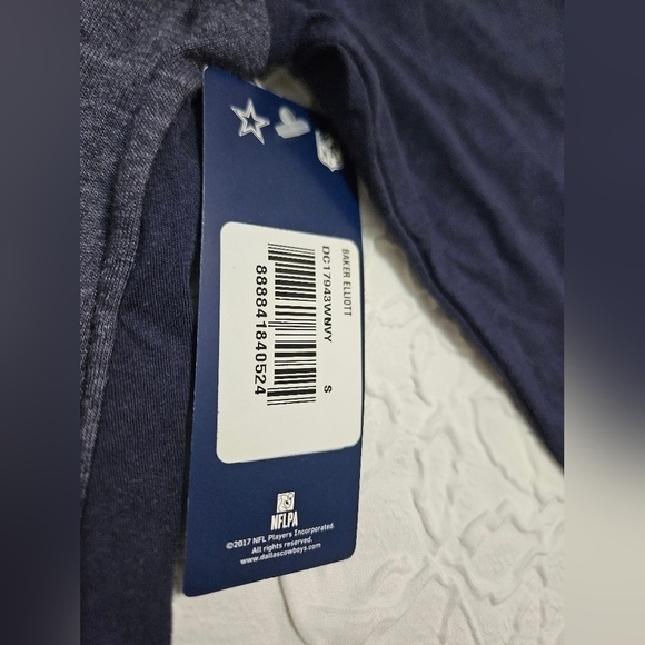 NWT NFL Dallas Cowboys #21 Elliott elbow shirt - Picture 4 of 8